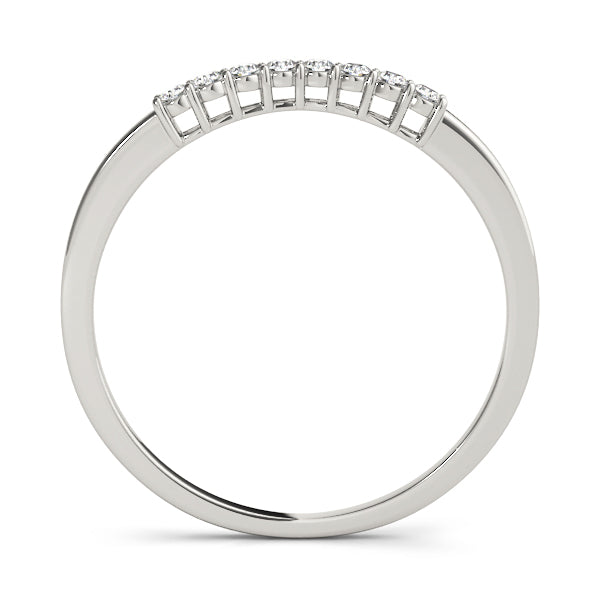 Curved Diamond Wedding Band · 0.10 ct tw