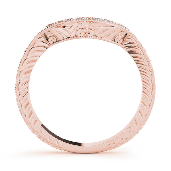 Curved Diamond Wedding Band · 0.15 ct tw