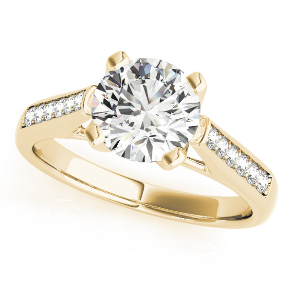 Round Single Row Channel Set Diamond Engagement Ring · 1.75 ct tw