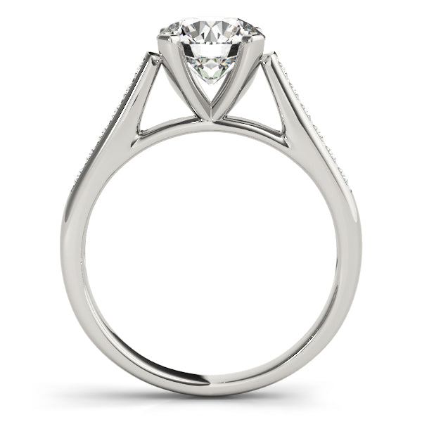 Round Single Row Channel Set Diamond Engagement Ring · 1.75 ct tw