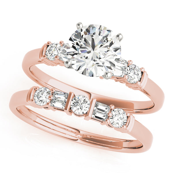 Baguette Fancy Shape Diamond Engagement Ring · 0.22 ct tw