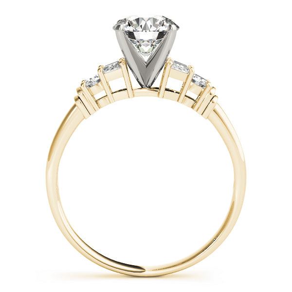 Baguette Fancy Shape Diamond Engagement Ring · 0.22 ct tw