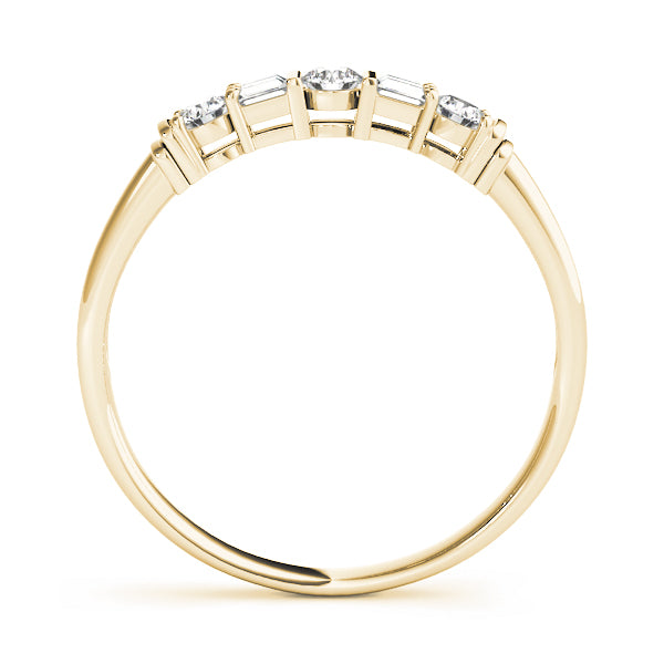 Baguette Fancy Shape Diamond Wedding Band · 0.18 ct tw
