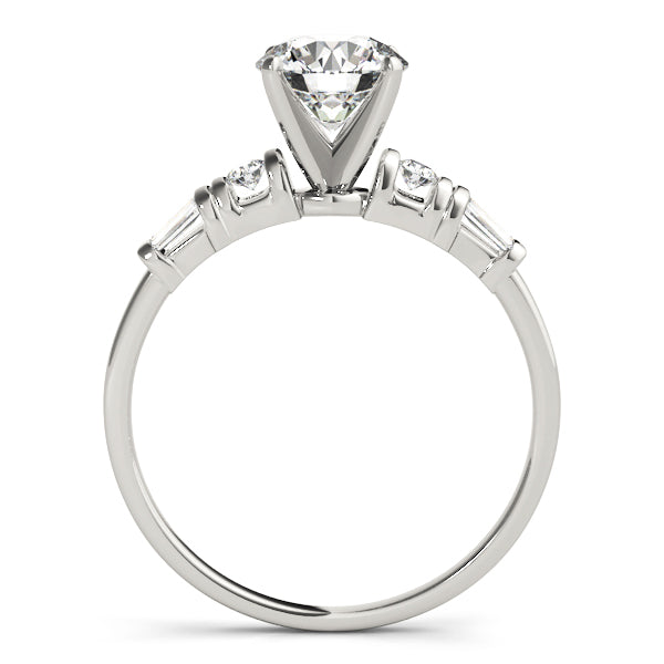 Baguette Fancy Shape Diamond Engagement Ring · 0.18 ct tw