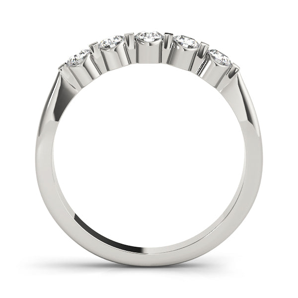 Bar Set Diamond Wedding Band · 0.45 ct tw