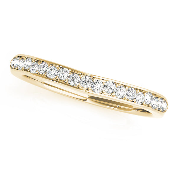 Curved Diamond Wedding Band · 0.27 ct tw