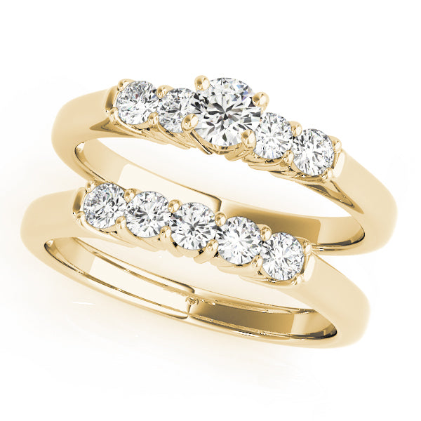 Round Single Row Prong Set Diamond Engagement Ring · 0.70 ct tw