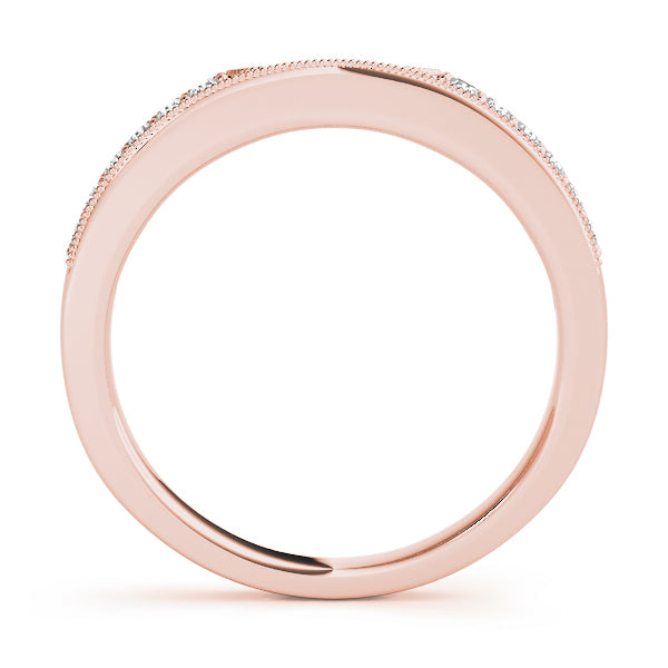 Curved Diamond Wedding Band · 0.12 ct tw