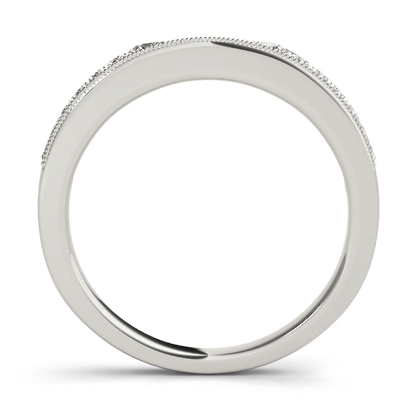 Curved Diamond Wedding Band · 0.12 ct tw
