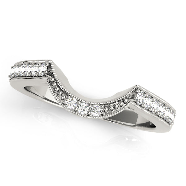 Curved Diamond Wedding Band · 0.27 ct tw