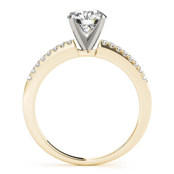 Single Row Prong Set Diamond Engagement Ring · 0.12 ct tw