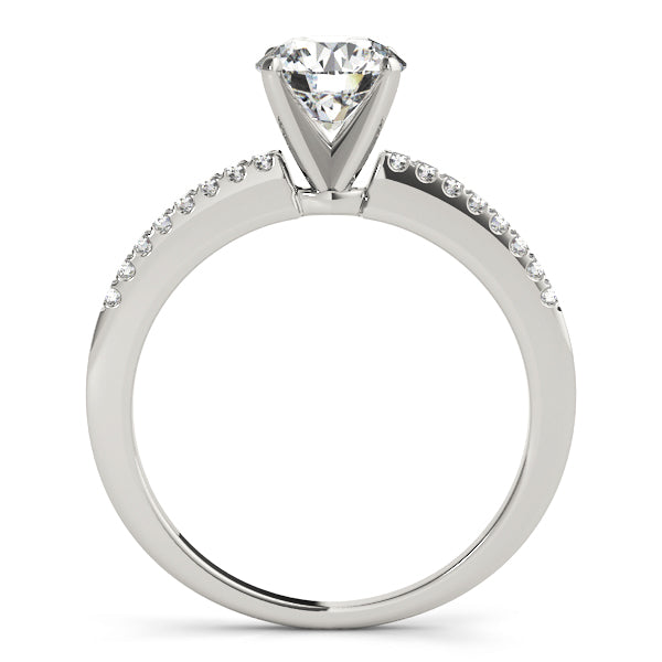 Single Row Prong Set Diamond Engagement Ring · 0.12 ct tw