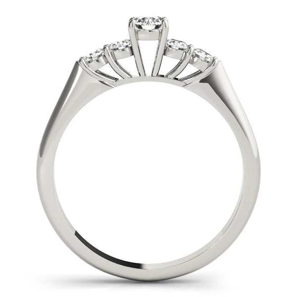 Round Single Row Prong Set Diamond Engagement Ring · 0.35 ct tw