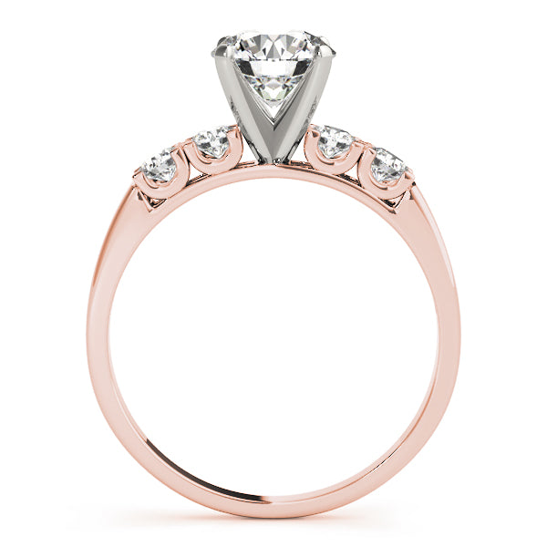 Single Row Prong Set Diamond Engagement Ring · 0.10 ct tw