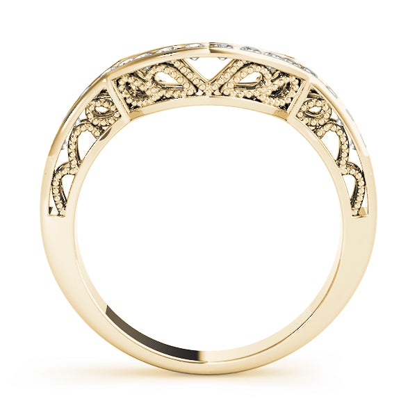 Curved Diamond Wedding Band · 0.16 ct tw