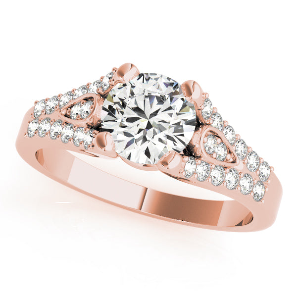 Round Multi-Row Diamond Engagement Ring · 1.26 ct tw