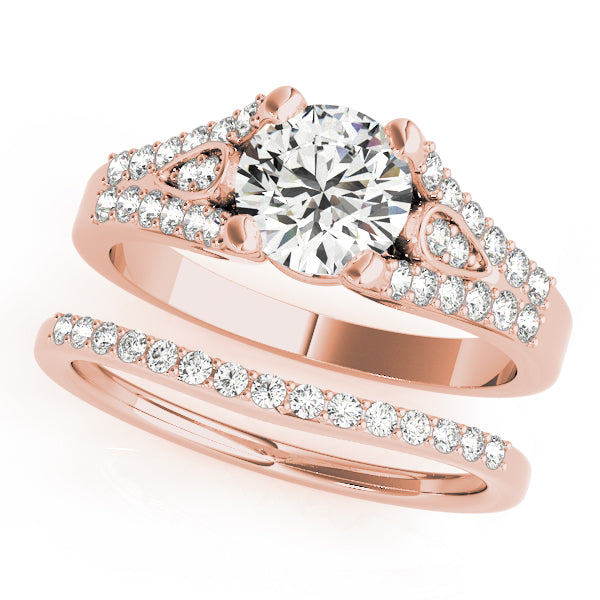 Round Multi-Row Diamond Engagement Ring · 1.26 ct tw