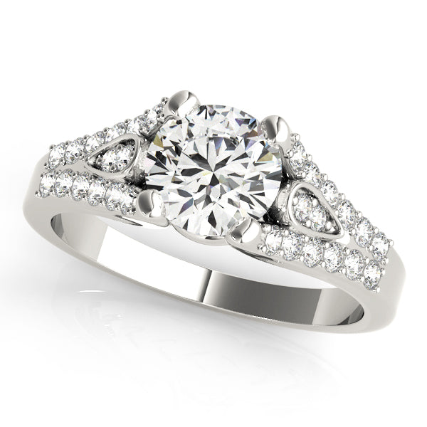 Round Multi-Row Diamond Engagement Ring · 1.26 ct tw
