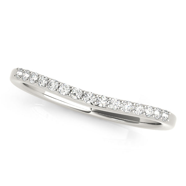 Curved Diamond Wedding Band · 0.11 ct tw