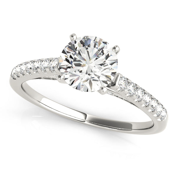 Single Row Prong Set Diamond Engagement Ring · 0.26 ct tw
