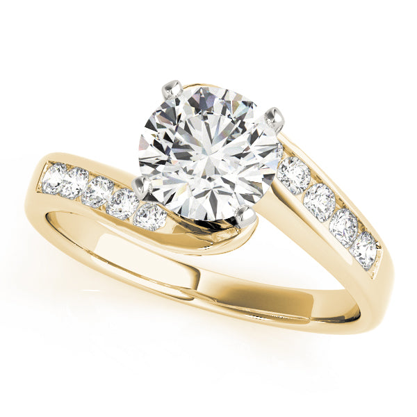 Bypass Diamond Engagement Ring · 0.21 ct tw