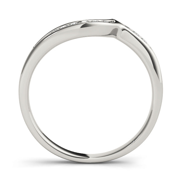 Curved Diamond Wedding Band · 0.13 ct tw
