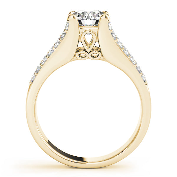 Round Multi-Row Diamond Engagement Ring · 1.28 ct tw