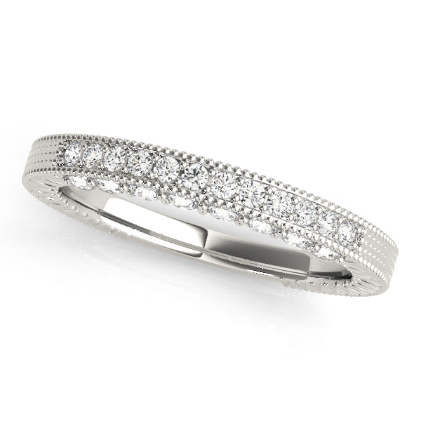 Pave Diamond Wedding Band · 0.28 ct tw