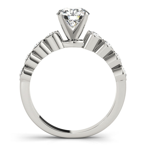 Single Row Bezel Set Diamond Engagement Ring · 0.40 ct tw