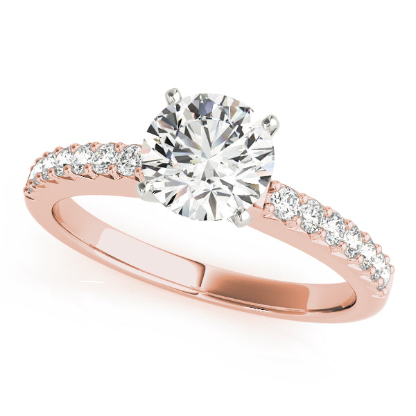 Single Row Prong Set Diamond Engagement Ring · 0.18 ct tw