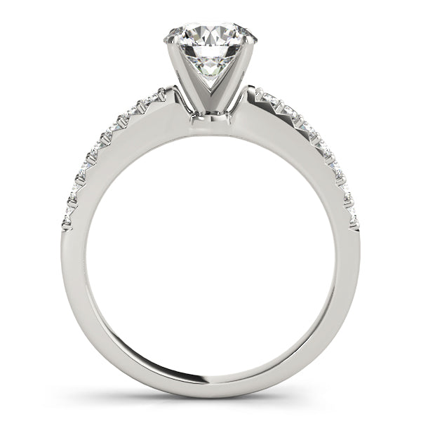 Single Row Prong Set Diamond Engagement Ring · 0.56 ct tw