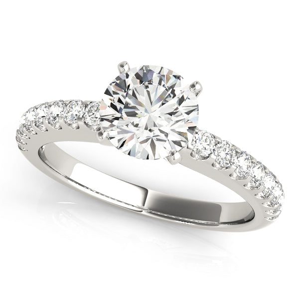 Single Row Prong Set Diamond Engagement Ring · 0.50 ct tw