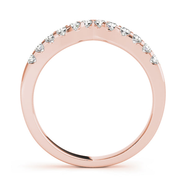 Curved Diamond Wedding Band · 0.33 ct tw