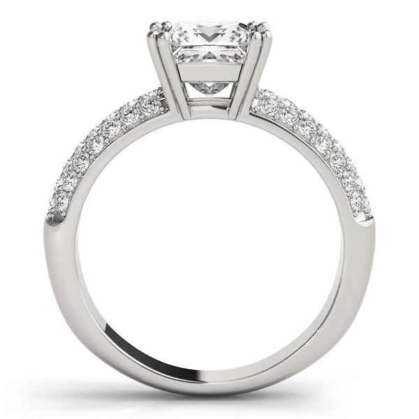 Cushion Pave Diamond Engagement Ring · 2.44 ct tw