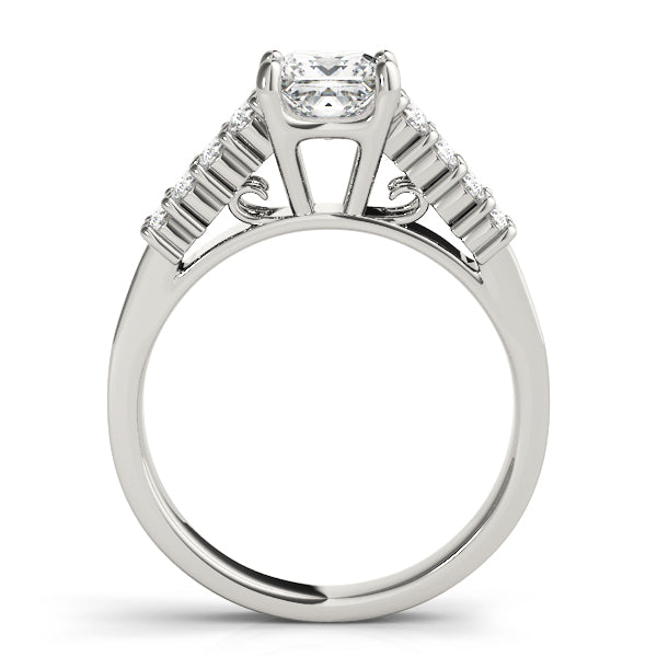 Pave Diamond Engagement Ring · 0.50 ct tw