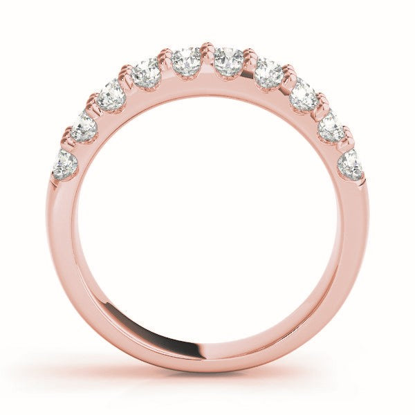 Double Row Diamond Wedding Band · 0.88 ct tw