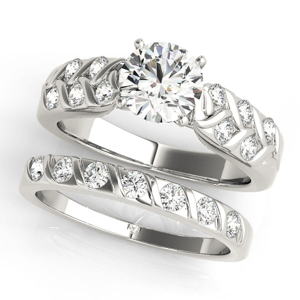 Multi-Row Diamond Engagement Ring · 0.40 ct tw