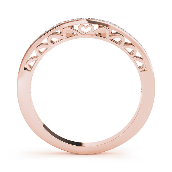 Curved Diamond Wedding Band · 0.10 ct tw