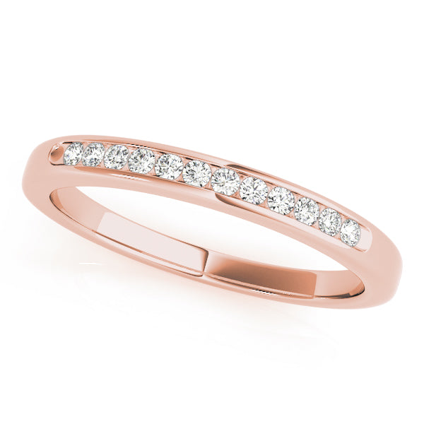 Channel Set Diamond Wedding Band · 0.12 ct tw