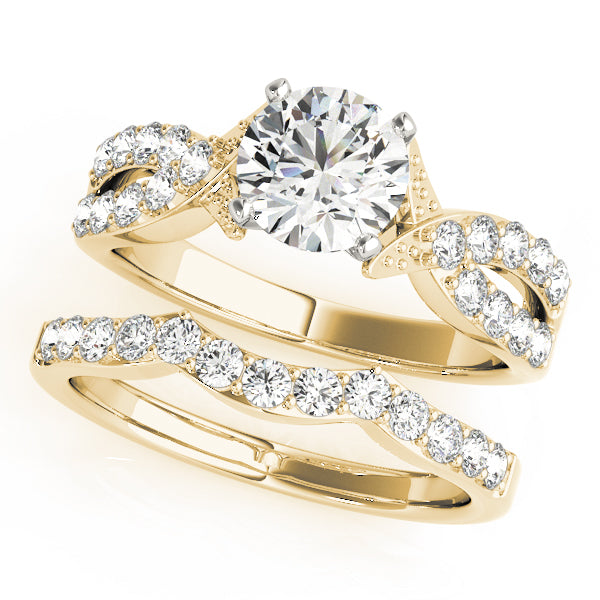 Multi-Row Diamond Engagement Ring · 0.45 ct tw