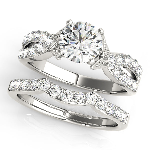 Multi-Row Diamond Engagement Ring · 0.45 ct tw