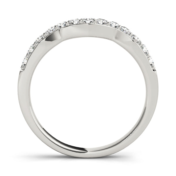 Curved Diamond Wedding Band · 0.26 ct tw