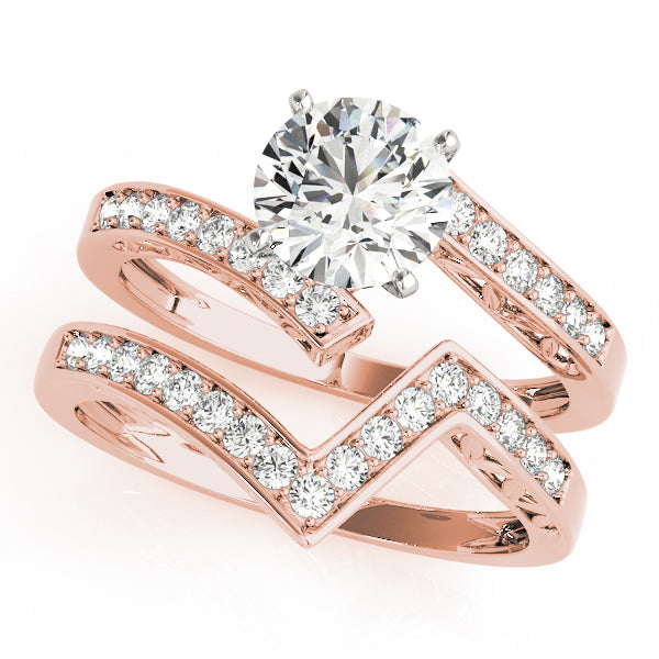 Bypass Diamond Engagement Ring · 0.24 ct tw