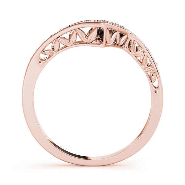 Curved Diamond Wedding Band · 0.26 ct tw