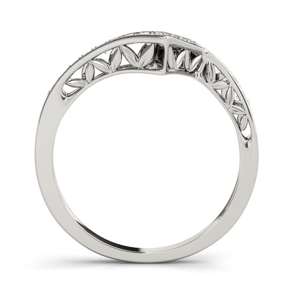 Curved Diamond Wedding Band · 0.26 ct tw