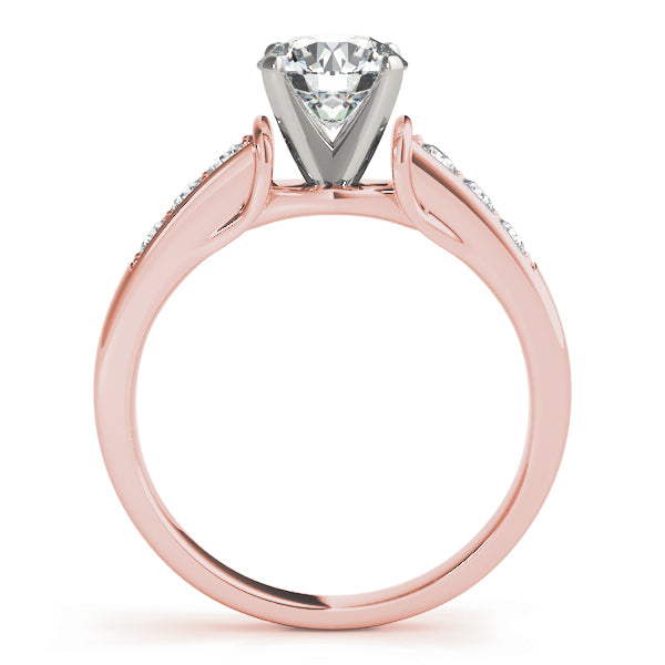Single Row Channel Set Diamond Engagement Ring · 0.24 ct tw