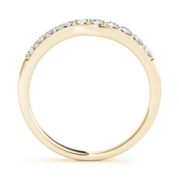 Curved Diamond Wedding Band · 0.20 ct tw