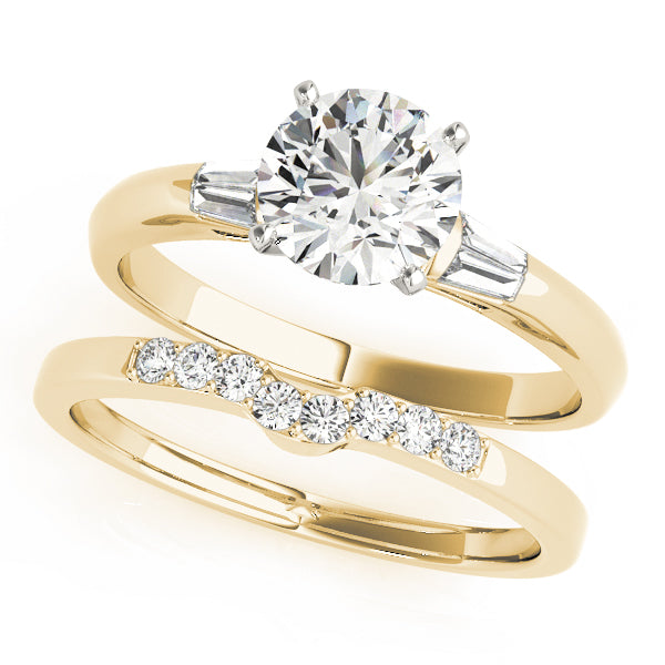 Baguette Fancy Shape Diamond Engagement Ring · 0.16 ct tw