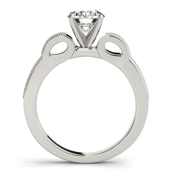 Single Row Prong Set Diamond Engagement Ring · 0.16 ct tw