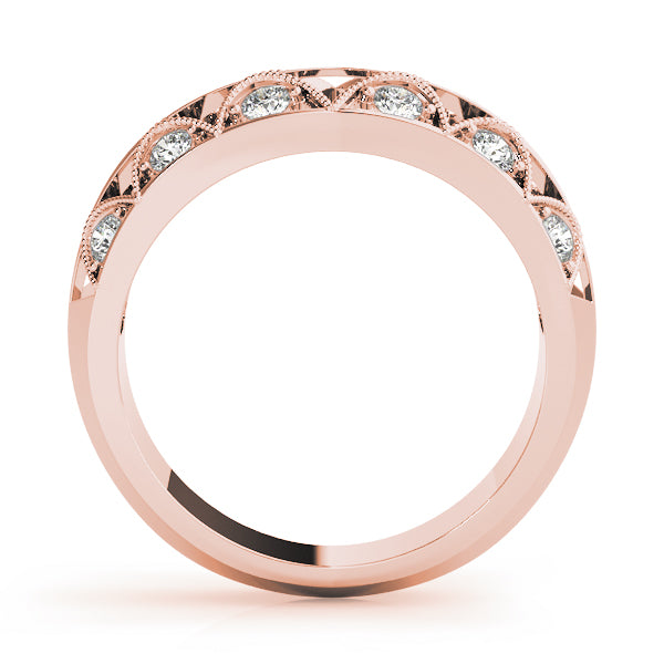 Curved Diamond Wedding Band · 0.17 ct tw